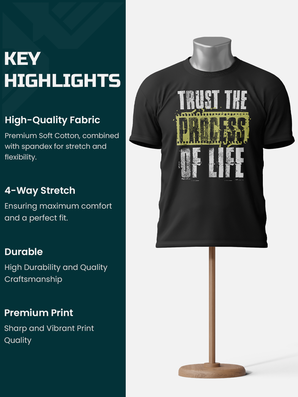 Trust the Process of Life Motivational T-Shirt