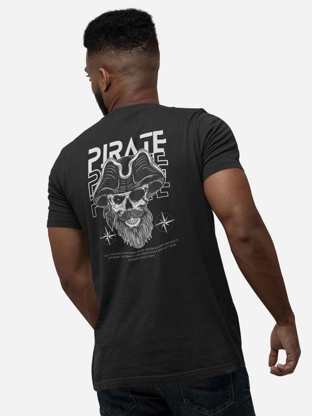 Pirate Skull Graphic T-Shirt
