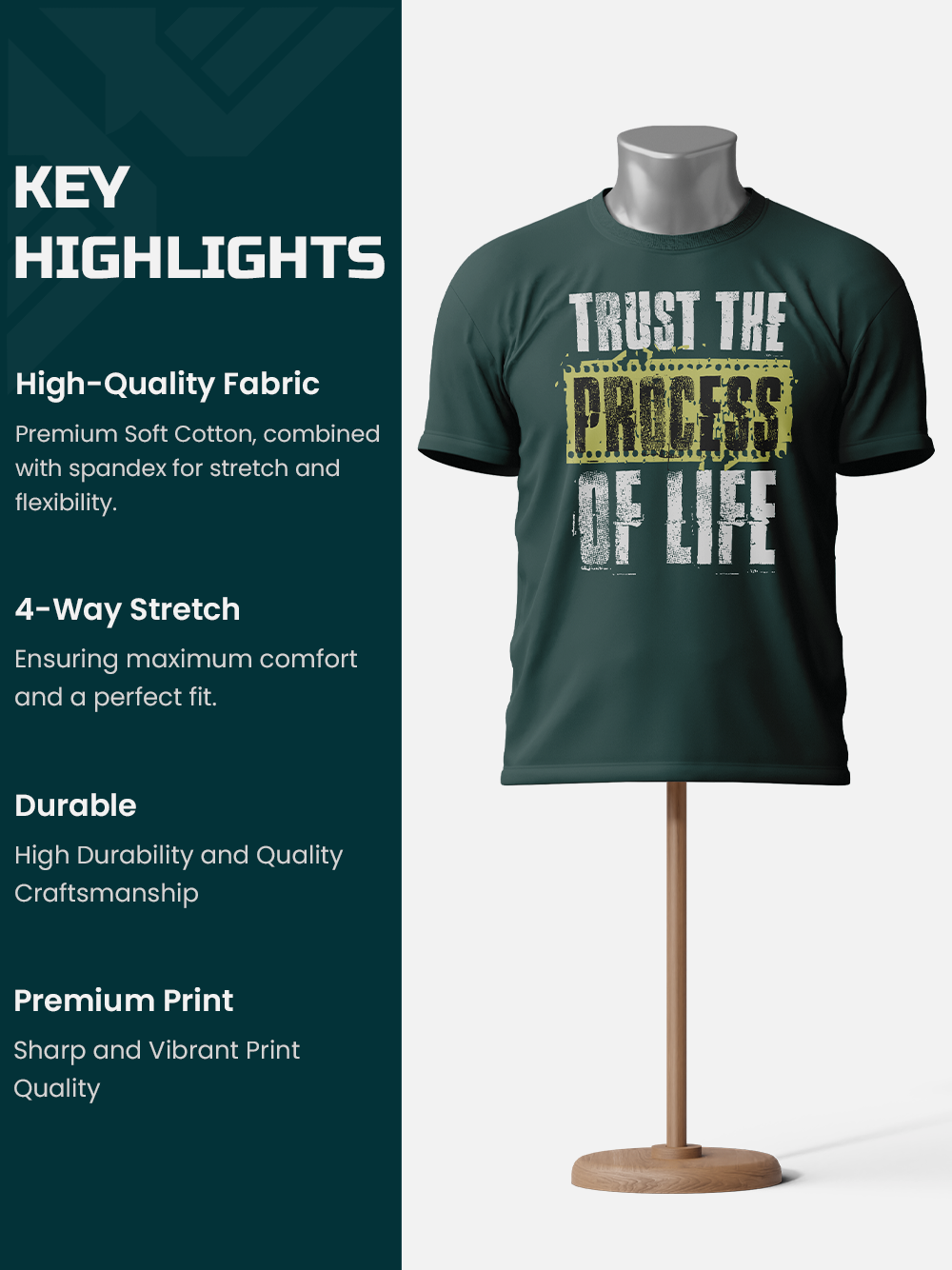 Trust the Process of Life Motivational T-Shirt