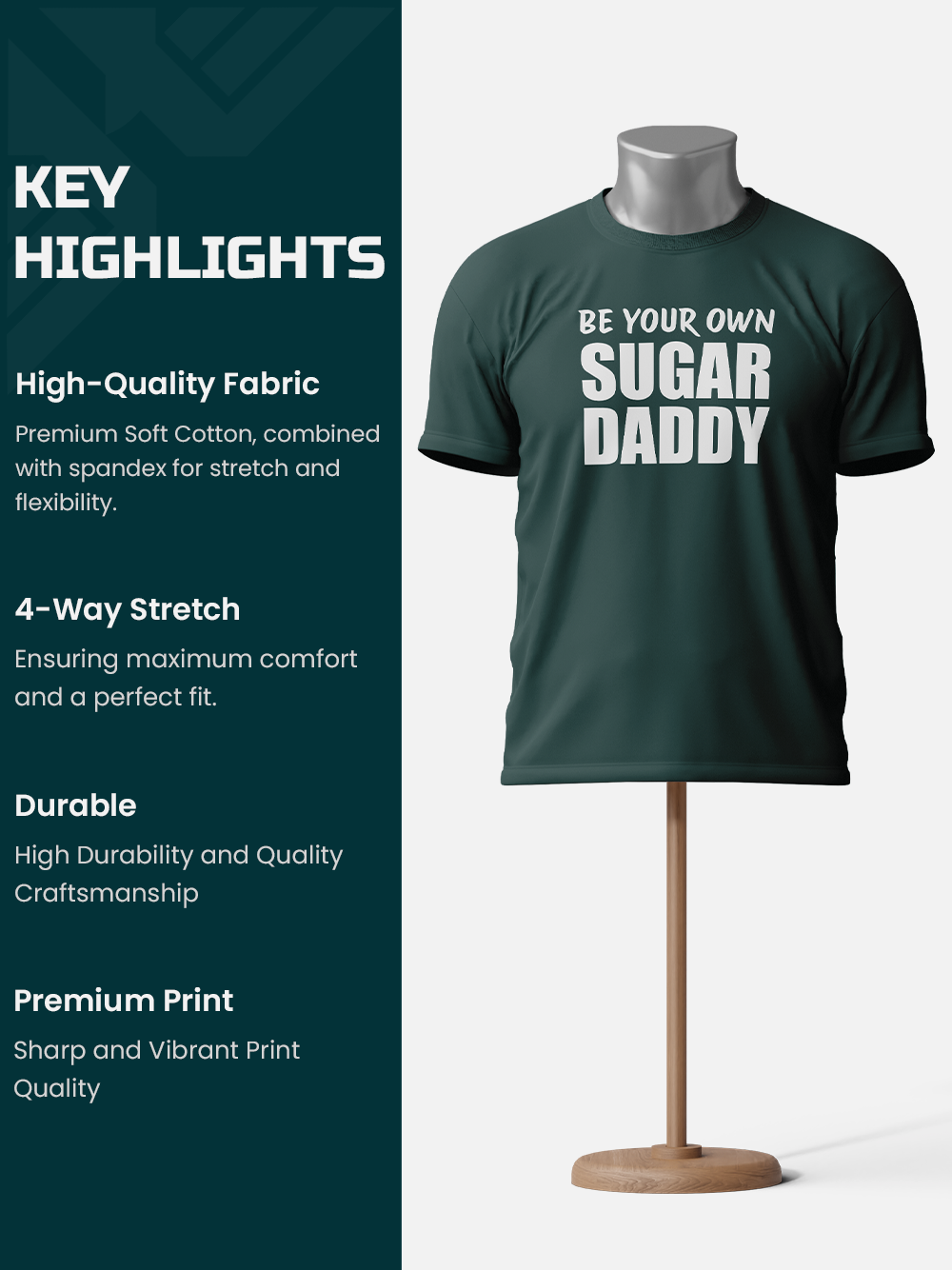 "Be Your Own Sugar Daddy" Sarcastic T-Shirt