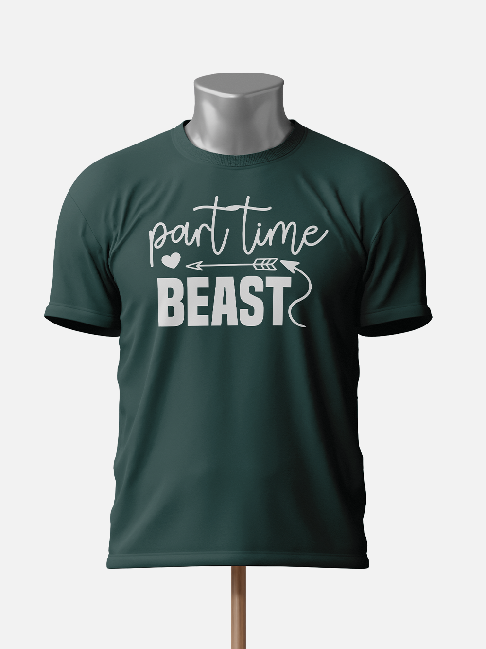 Part Time Beast & Full Time Beauty Couple T-Shirts Set