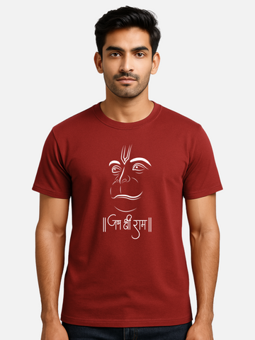 Jai Shri Ram Hanuman Graphic Unisex T-Shirt