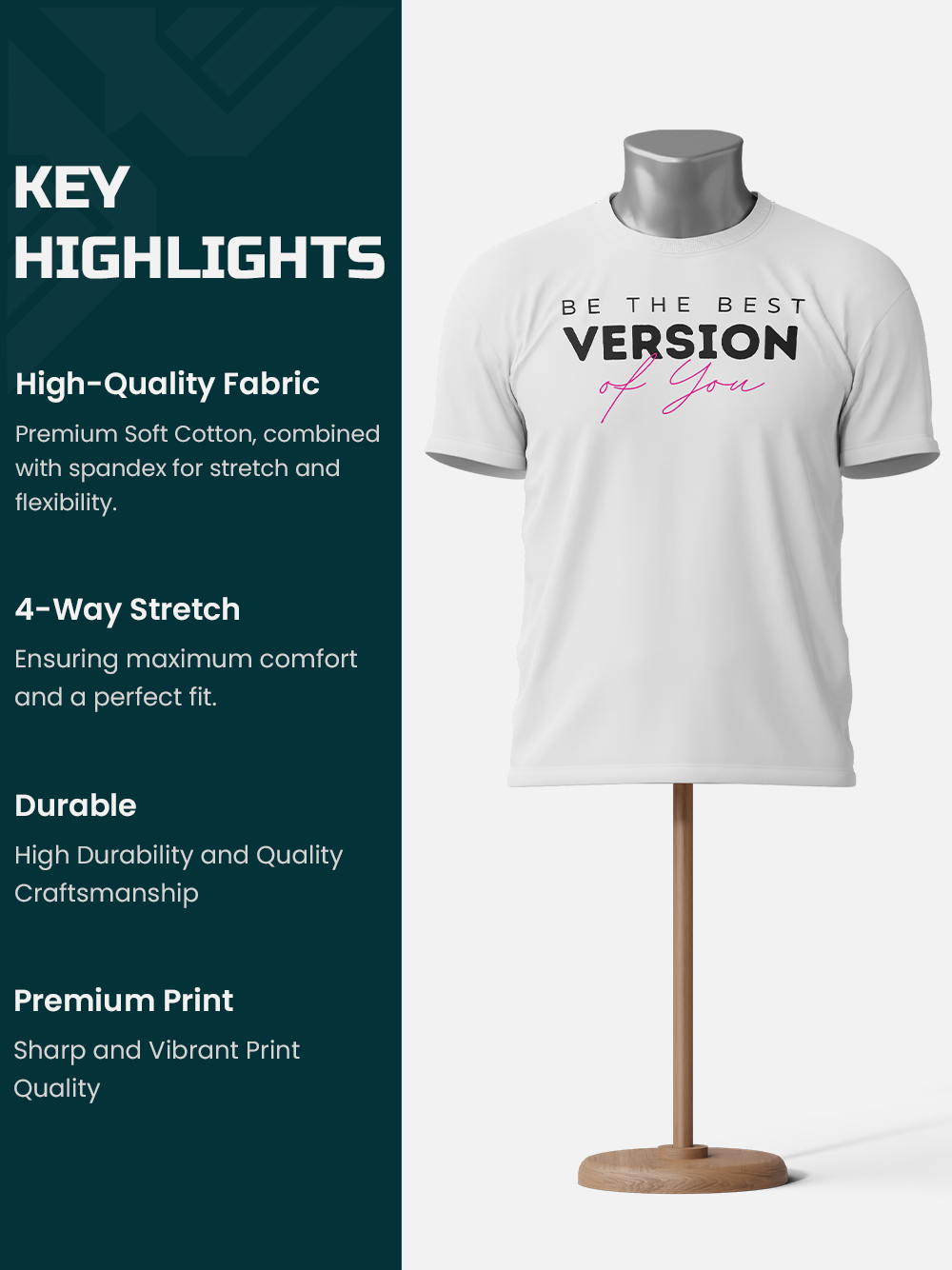 Be the Best Version of You Motivational T-Shirt