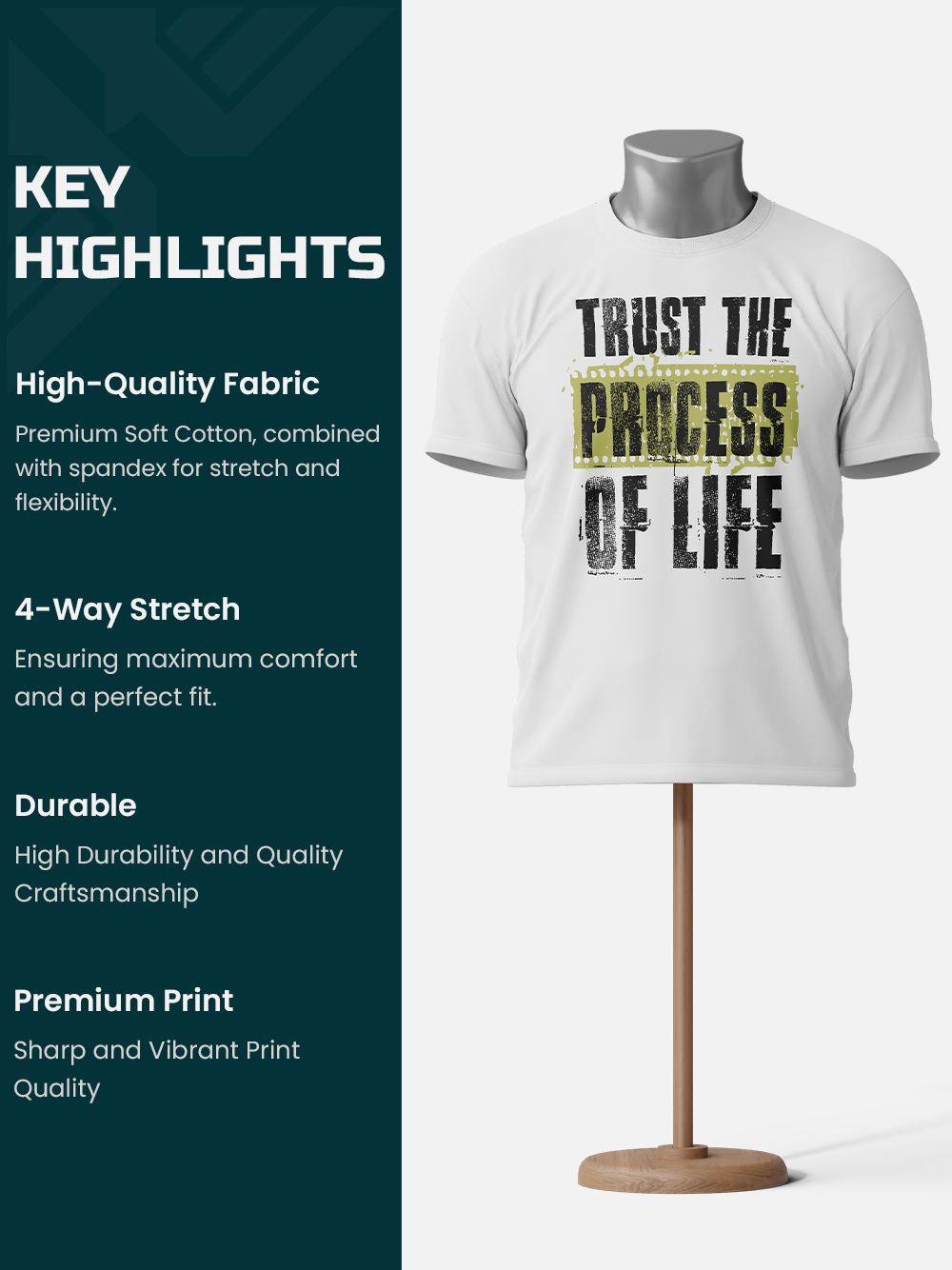 Trust the Process of Life Motivational T-Shirt