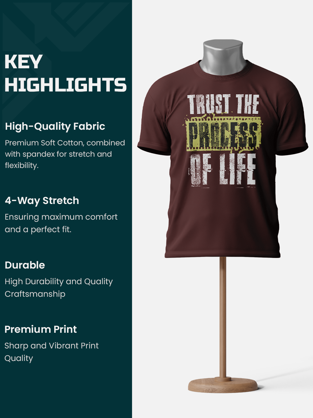 Trust the Process of Life Motivational T-Shirt
