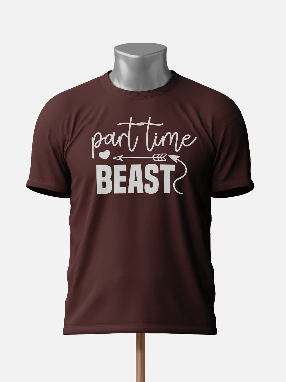Part Time Beast & Full Time Beauty Couple T-Shirts Set