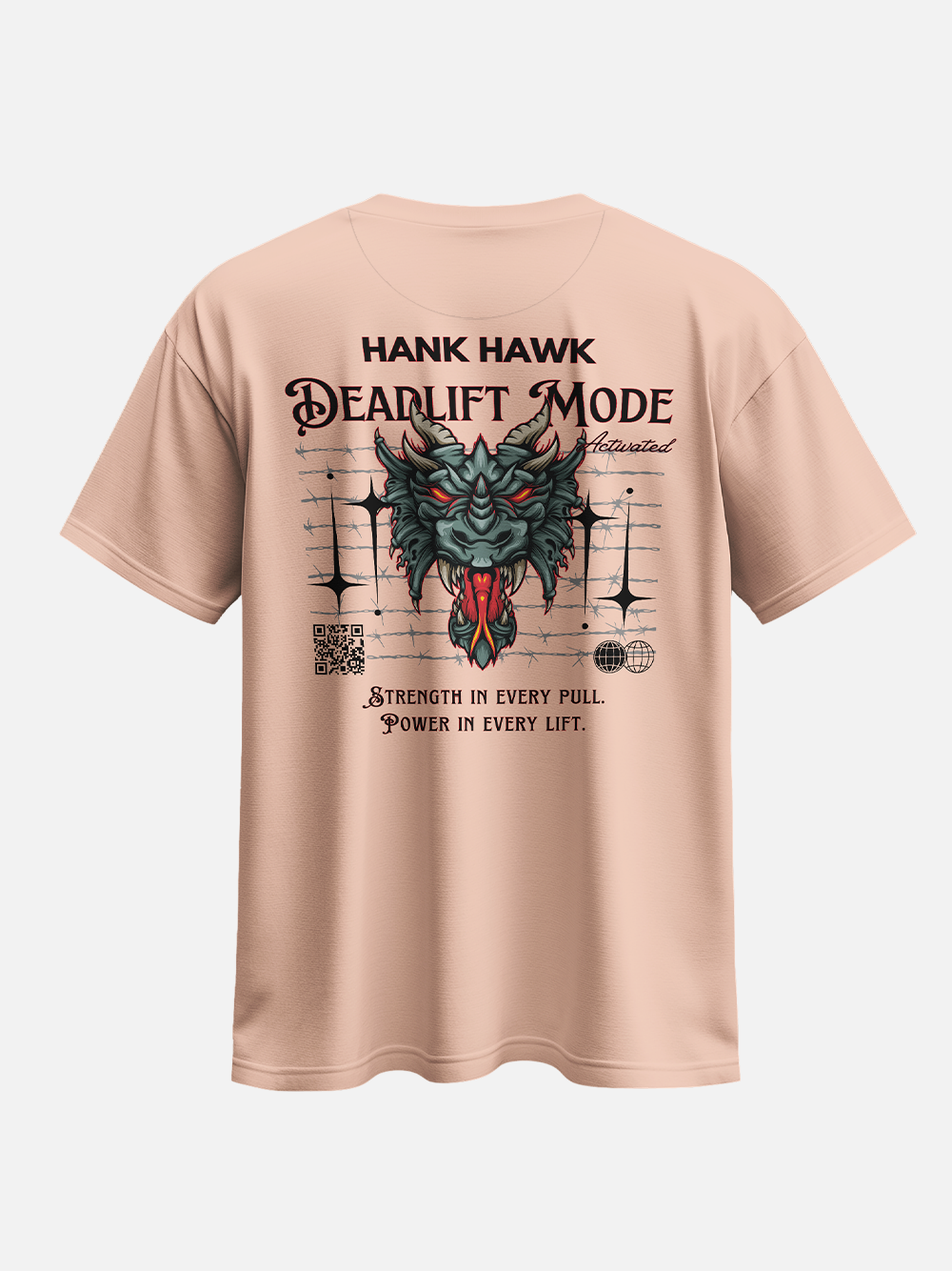 Deadlift Mode Activated Oversized Street T-Shirt