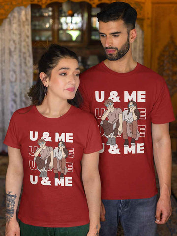 U & Me Couple T-Shirt