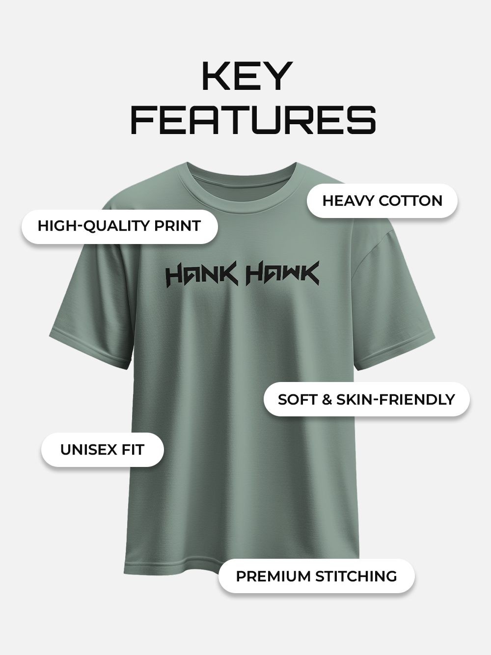 Power of Positivity Oversized T-Shirt