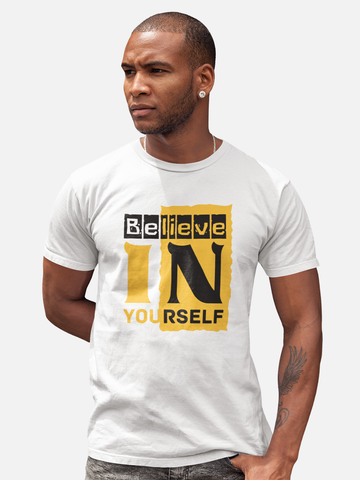 "Believe in Yourself" Premium Motivational T-Shirt