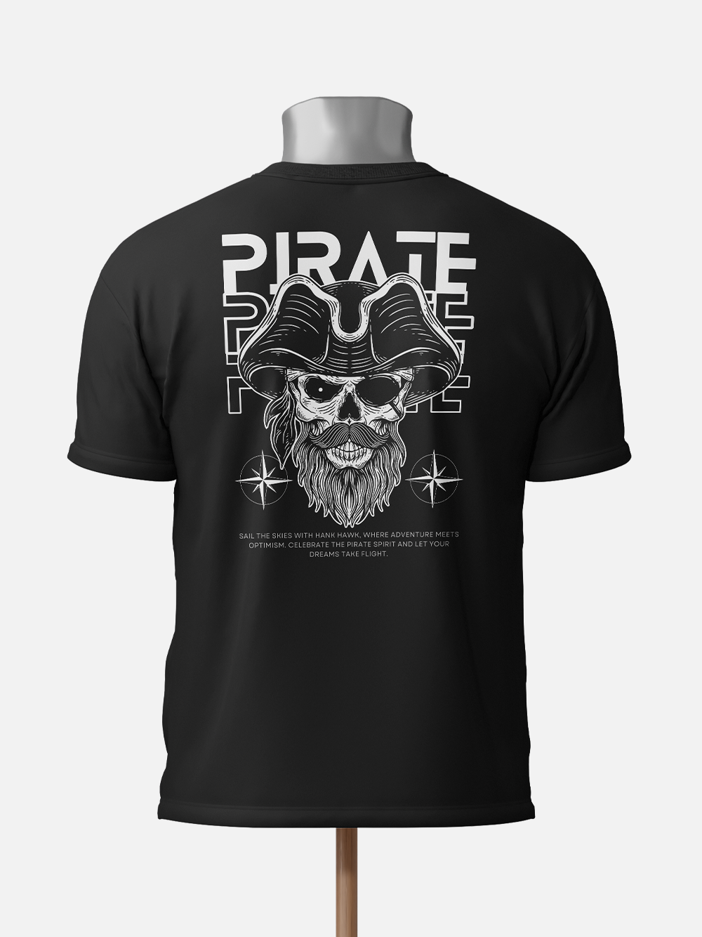 Pirate Skull Graphic T-Shirt