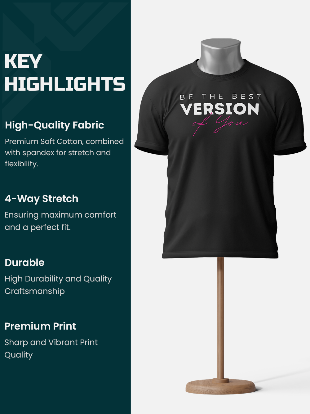 Be the Best Version of You Motivational T-Shirt