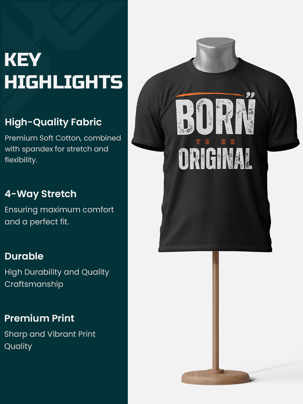 Born to be Original Motivational T-Shirt