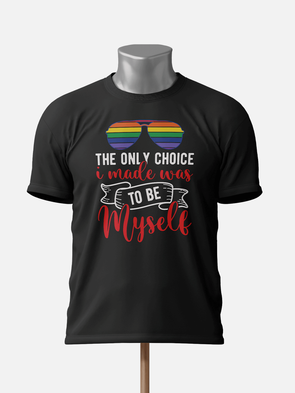 To be my self Pride T-Shirt - Black