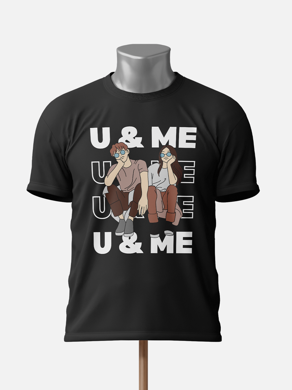 U & Me Couple T-Shirt