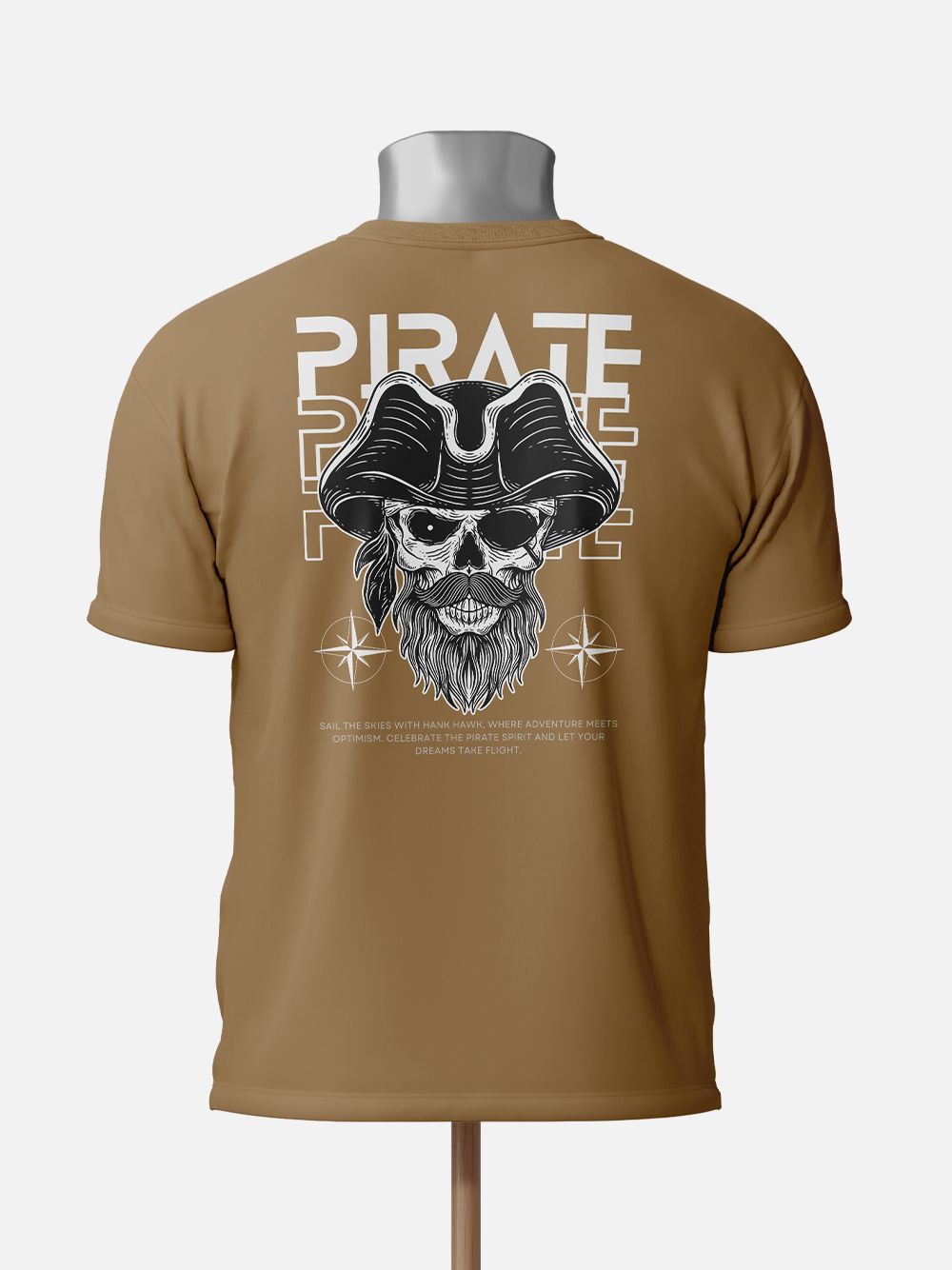 Pirate Skull Graphic T-Shirt