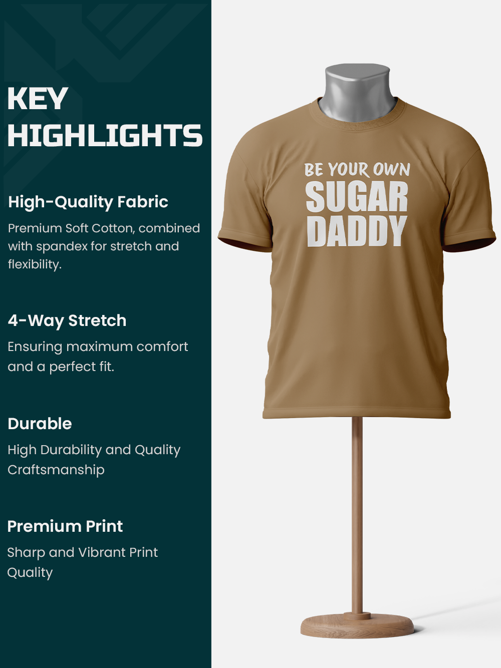 "Be Your Own Sugar Daddy" Sarcastic T-Shirt