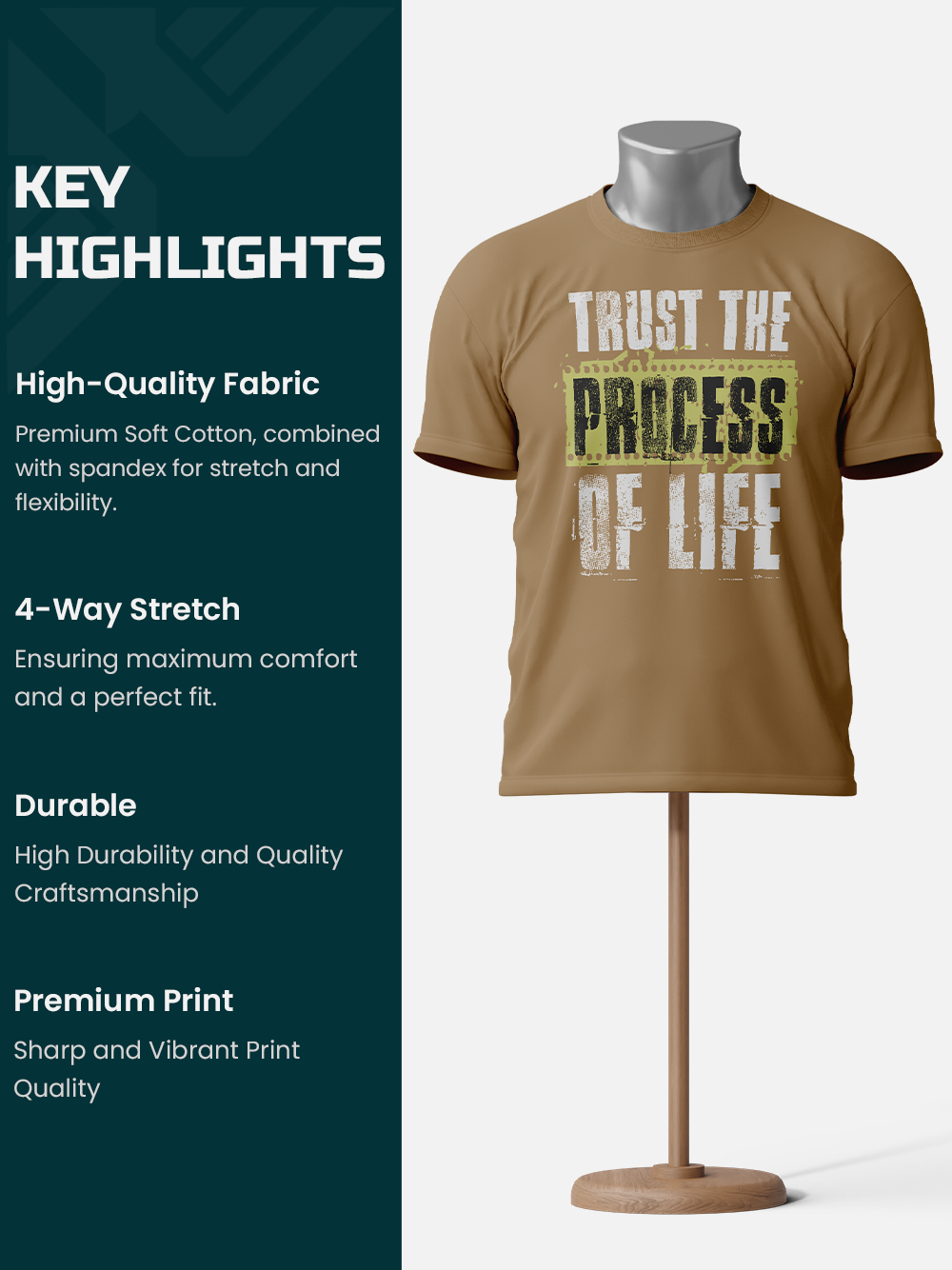 Trust the Process of Life Motivational T-Shirt