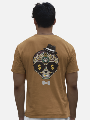 Sugar Skull with Dollar Signs T-Shirt