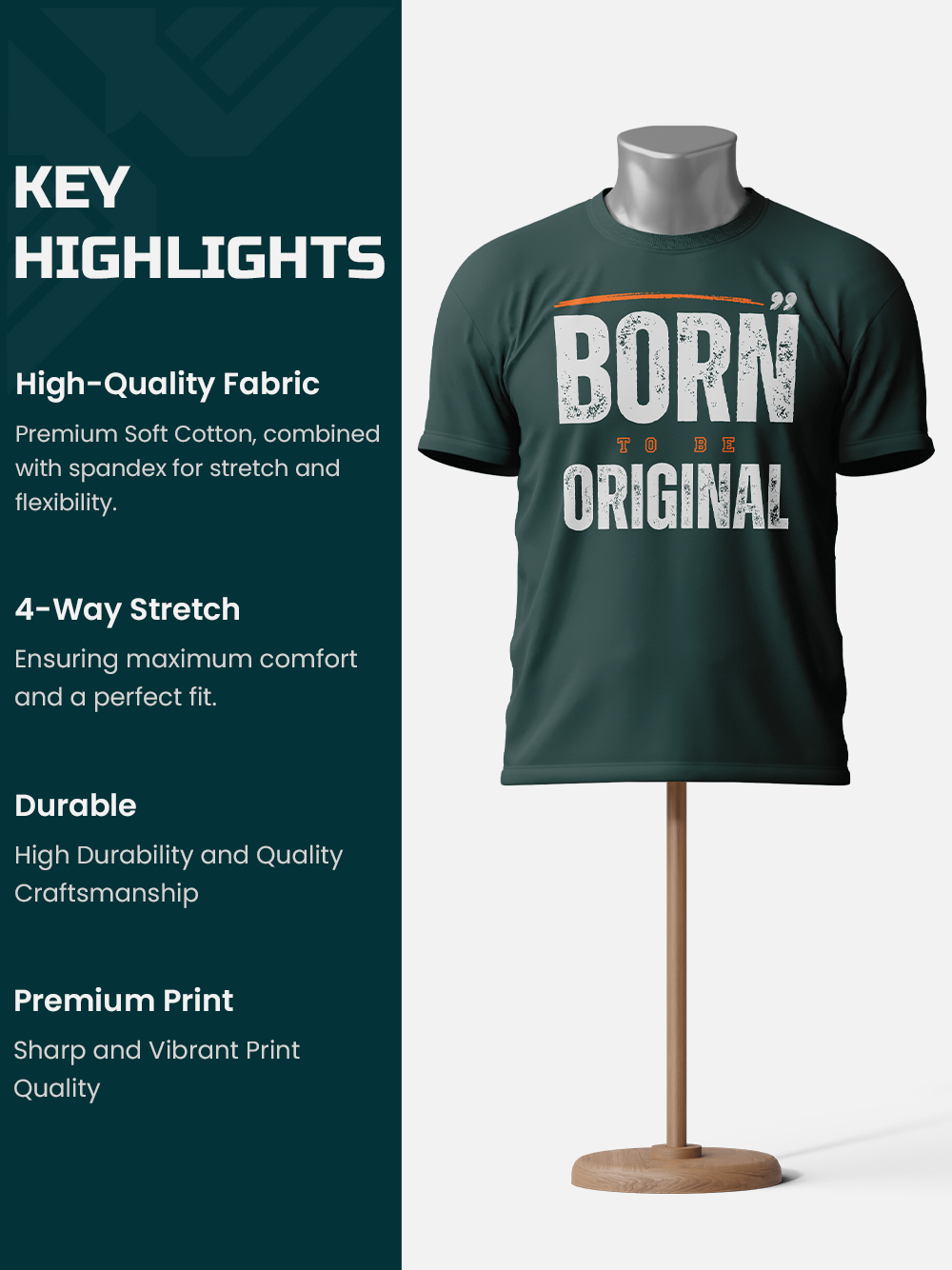 Born to be Original Motivational T-Shirt