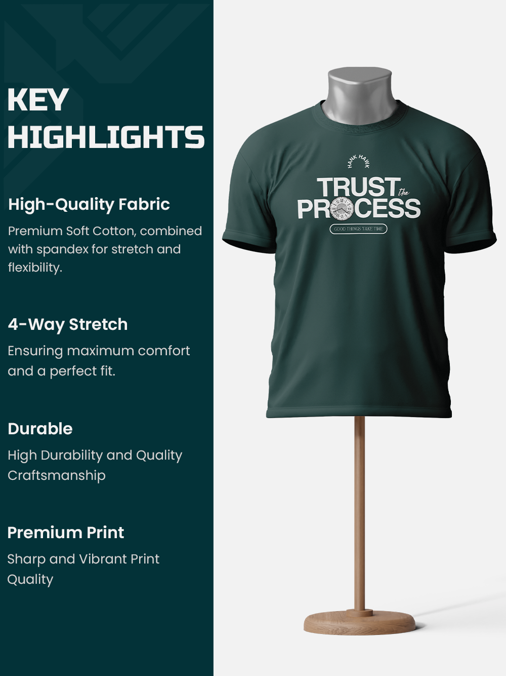 Trust the Process Motivational T-Shirt