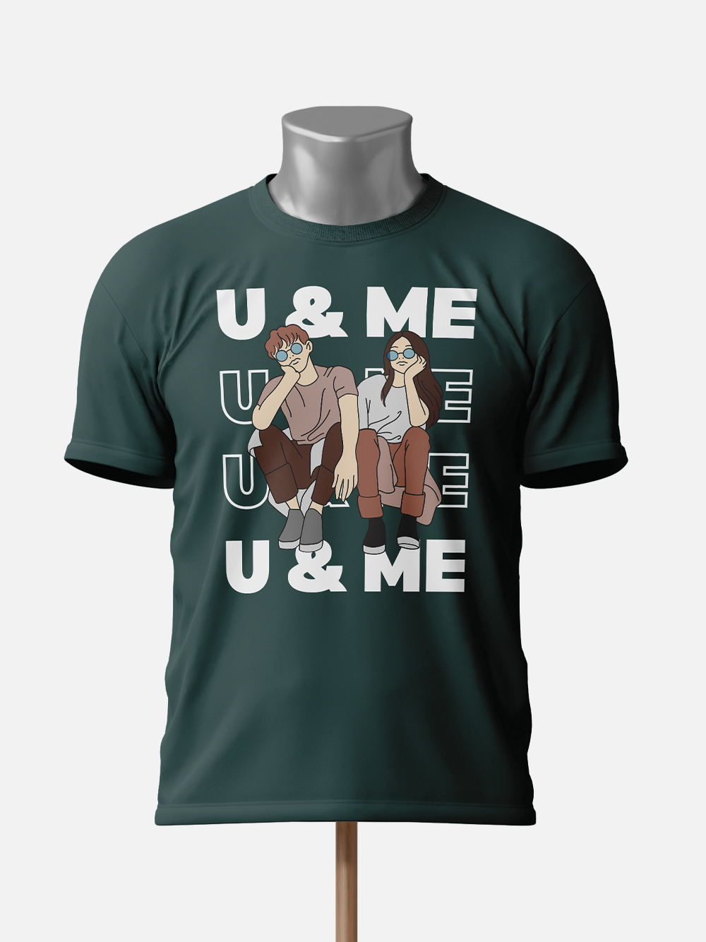 U & Me Couple T-Shirt