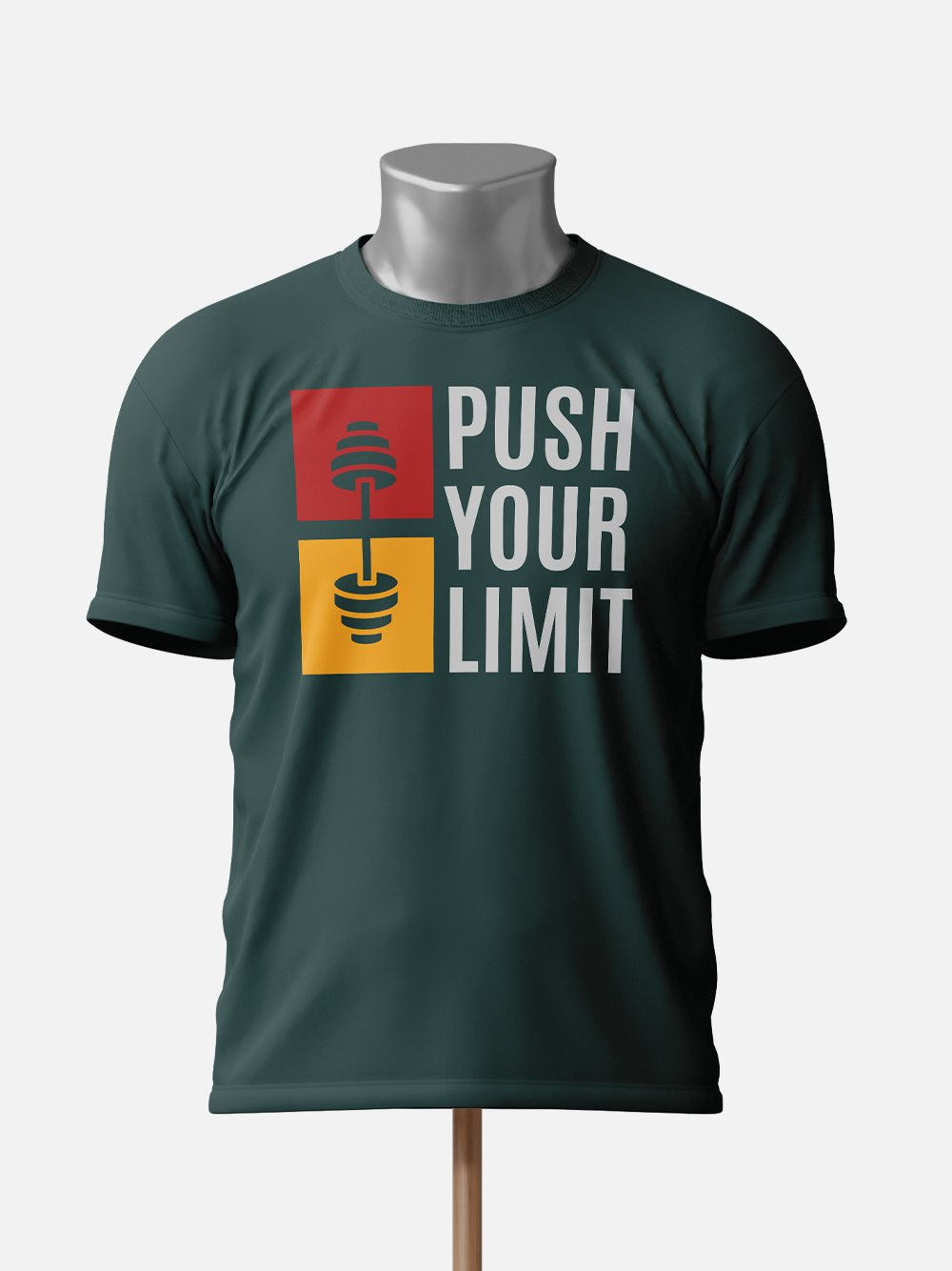 "Push Your Limit" Gym T-Shirt - Premium Athletic Tee