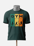 GYM Silhouette Series - Premium Forest-Green T-shirt