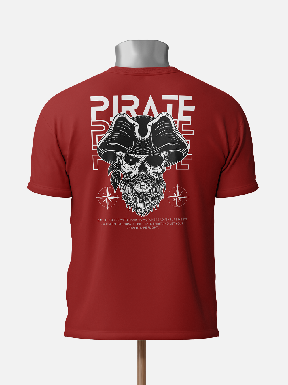 Pirate Skull Graphic T-Shirt