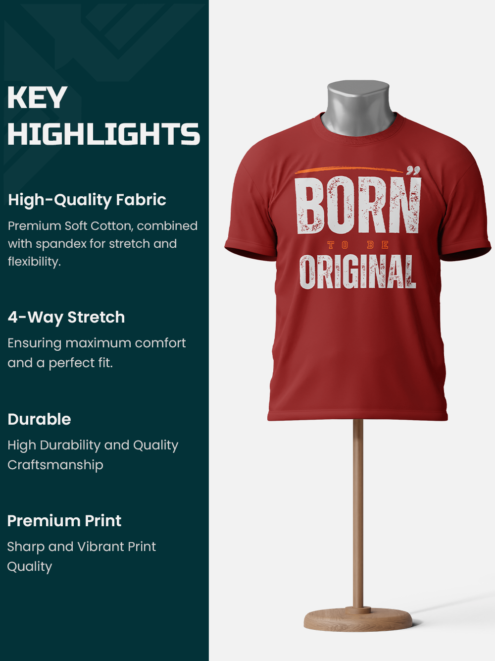 Born to be Original Motivational T-Shirt