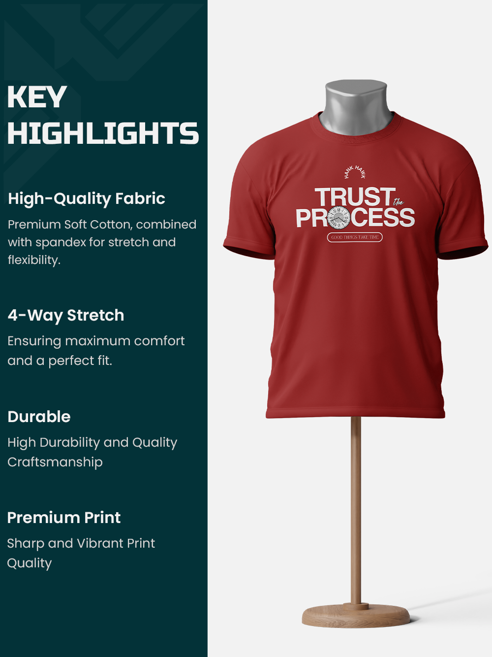Trust the Process Motivational T-Shirt