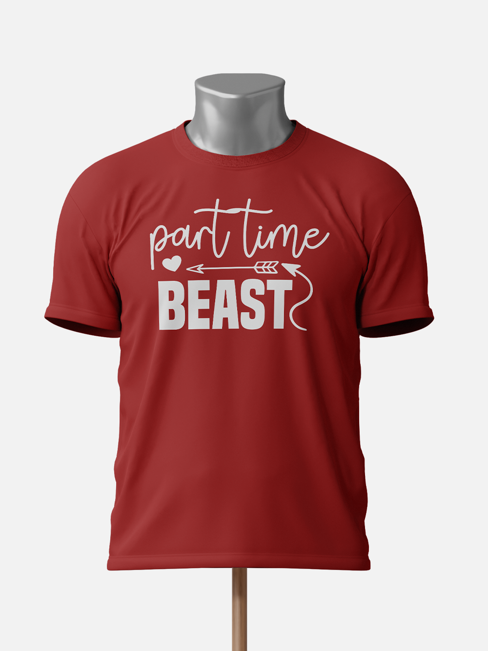 Part Time Beast & Full Time Beauty Couple T-Shirts Set