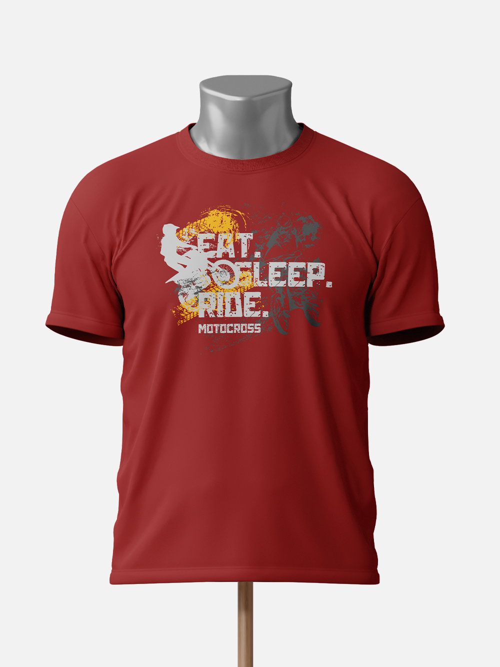 Eat Sleep Ride Biker Graphic T-Shirt