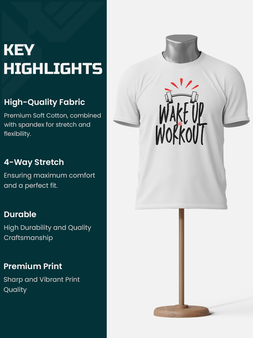 Wake Up and Workout - Gym T-Shirt