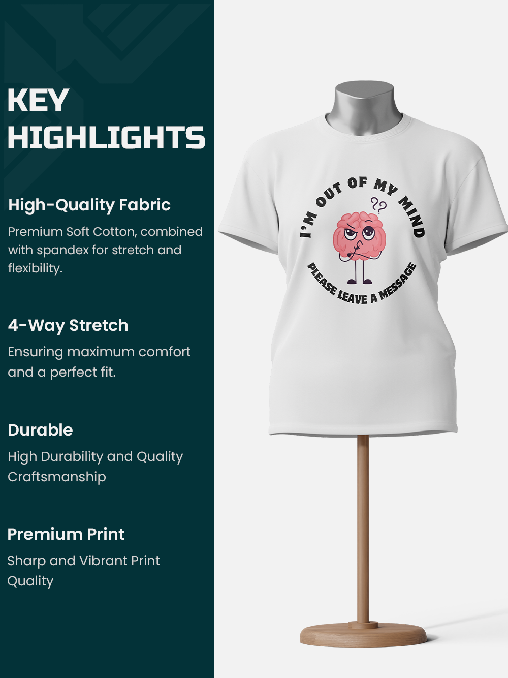 "I'm Out of My Mind, Please Leave a Message" Women's T-Shirt