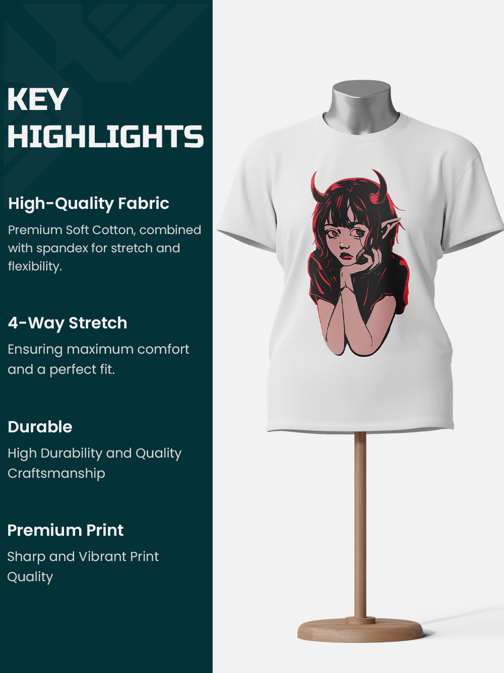 Devil's Gaze Anime T-Shirt