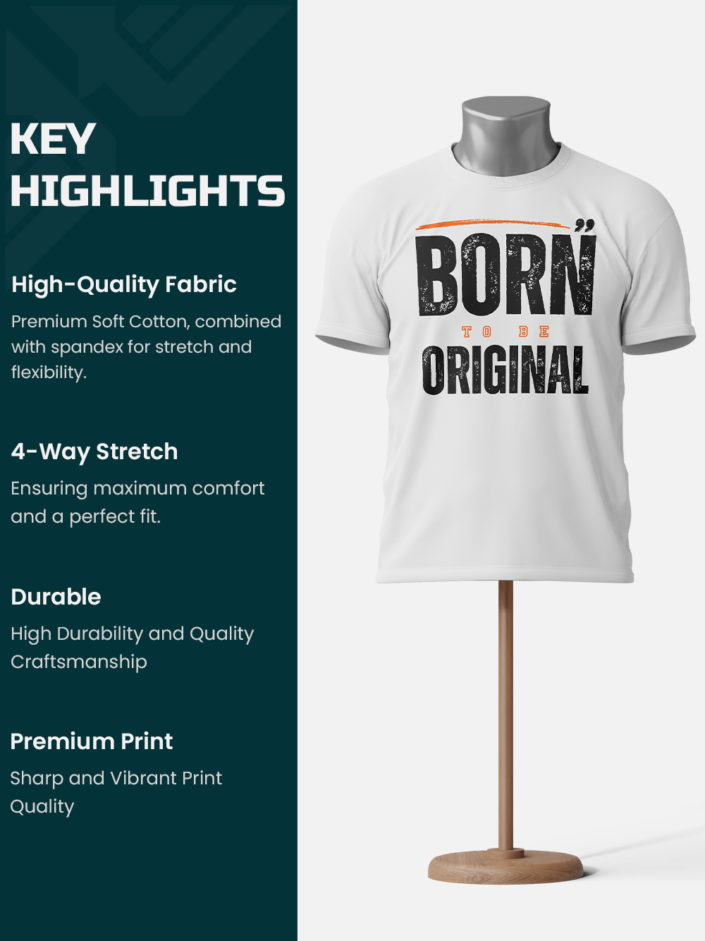 Born to be Original Motivational T-Shirt