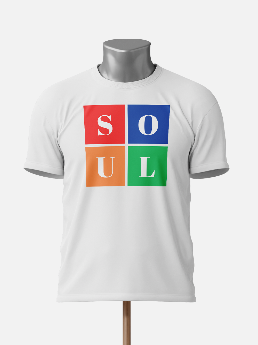 Soul Mate Couple T-Shirts White - Cotton Lycra Set