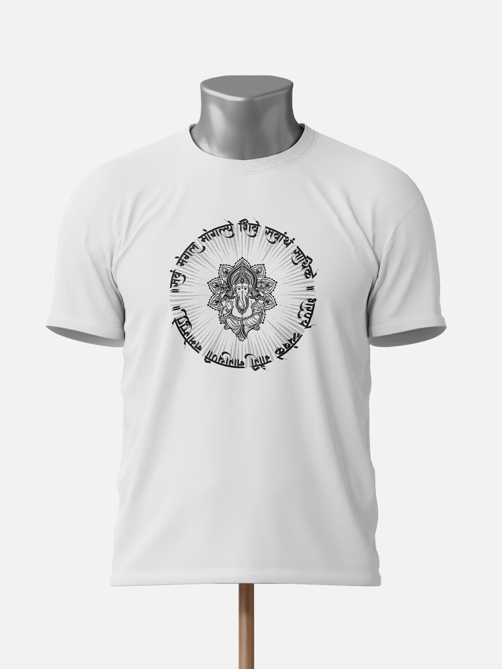 Lord Ganesha Mantra Spiritual Unisex T-Shirt