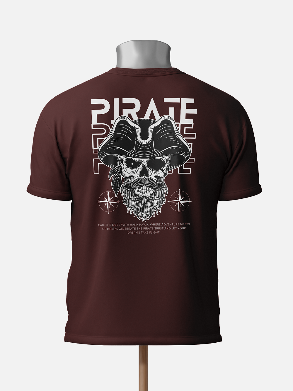 Pirate Skull Graphic T-Shirt