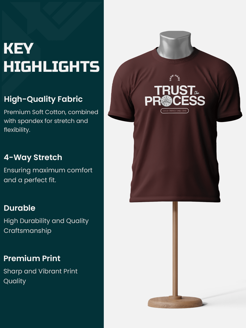 Trust the Process Motivational T-Shirt