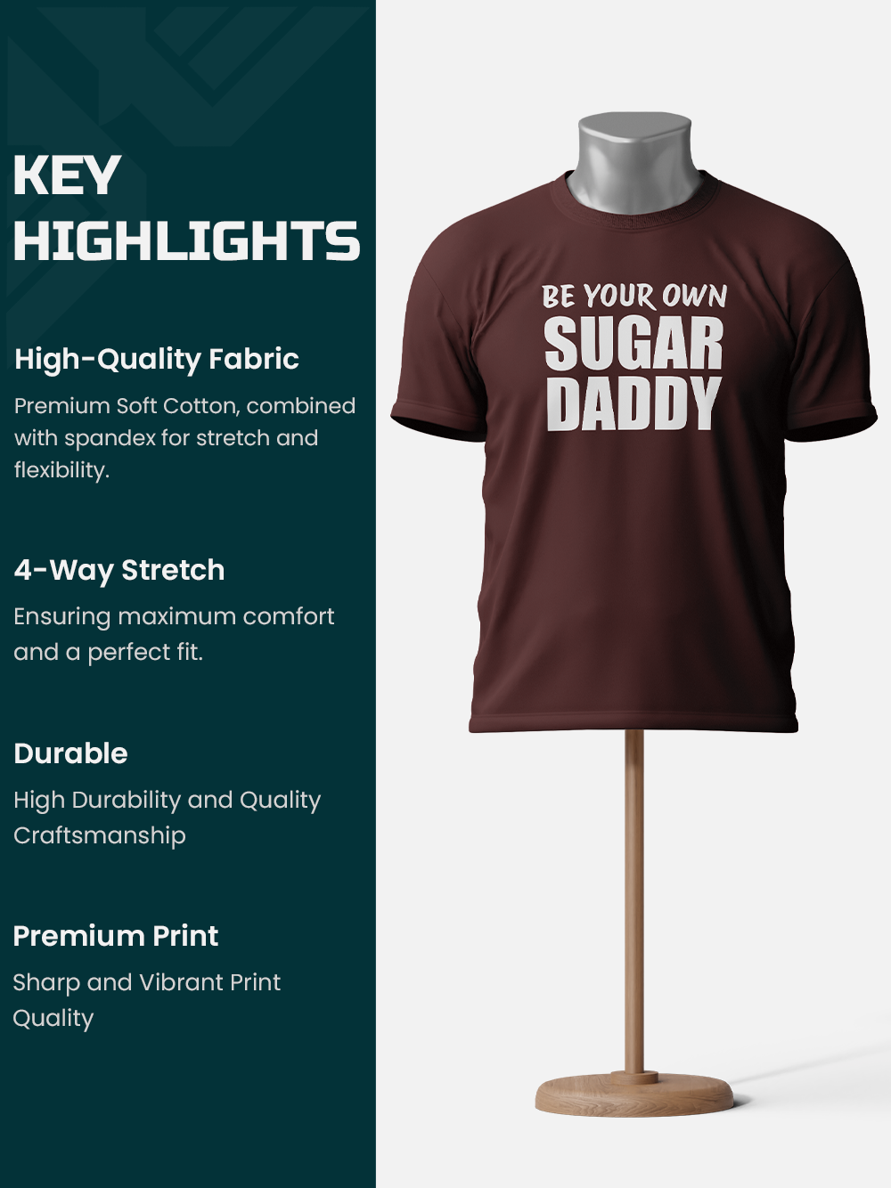 "Be Your Own Sugar Daddy" Sarcastic T-Shirt