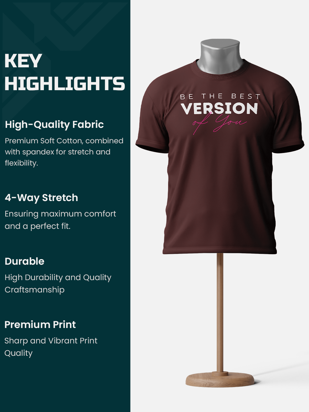 Be the Best Version of You Motivational T-Shirt