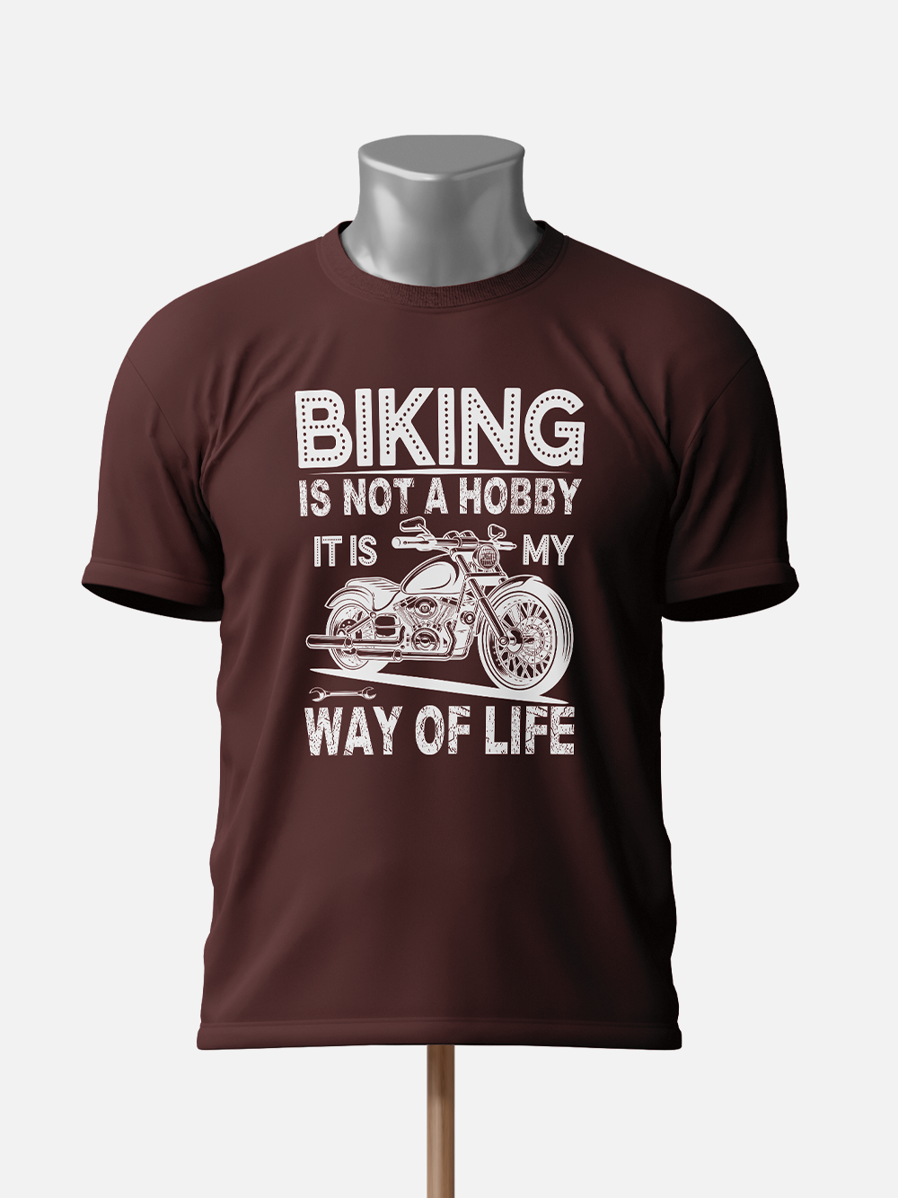 "Biking Is Not a Hobby, It's My Way of Life" Biker T-Shirt