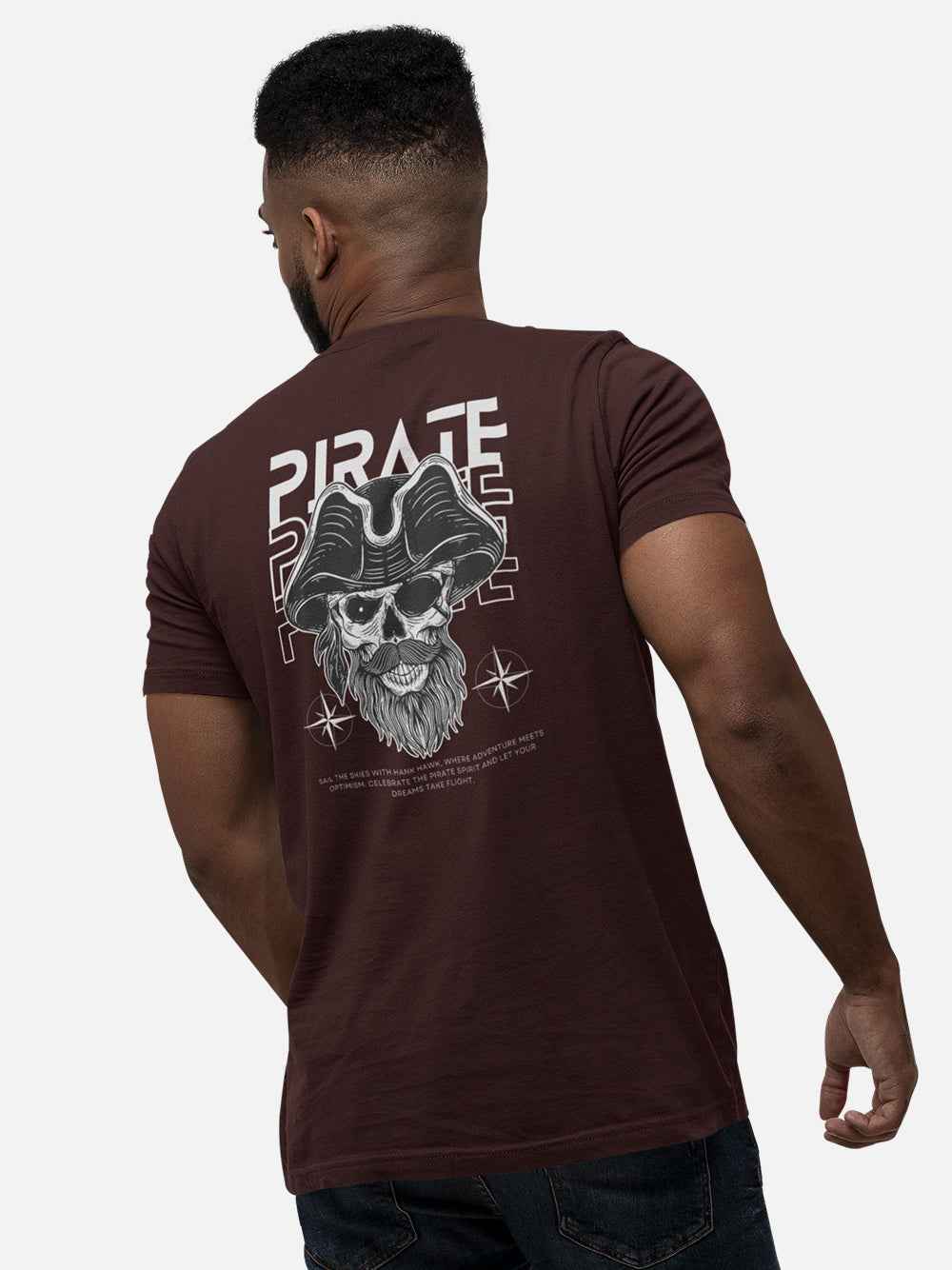 Pirate Skull Graphic T-Shirt
