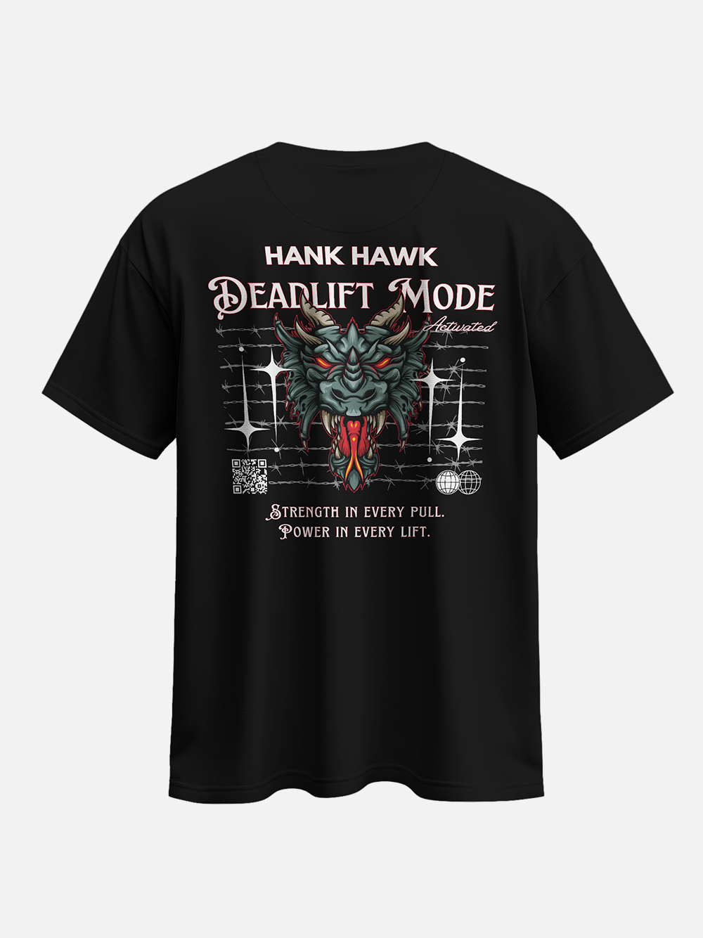Deadlift Mode Activated Oversized Street T-Shirt