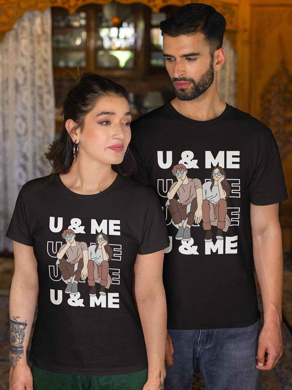 U & Me Couple T-Shirt