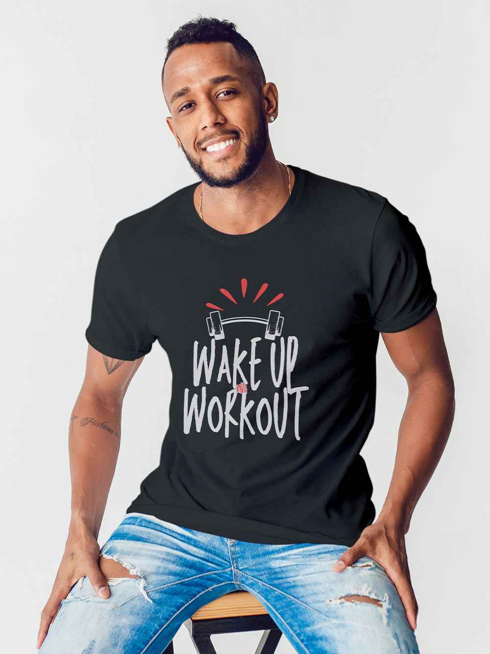 Wake Up and Workout - Gym T-Shirt