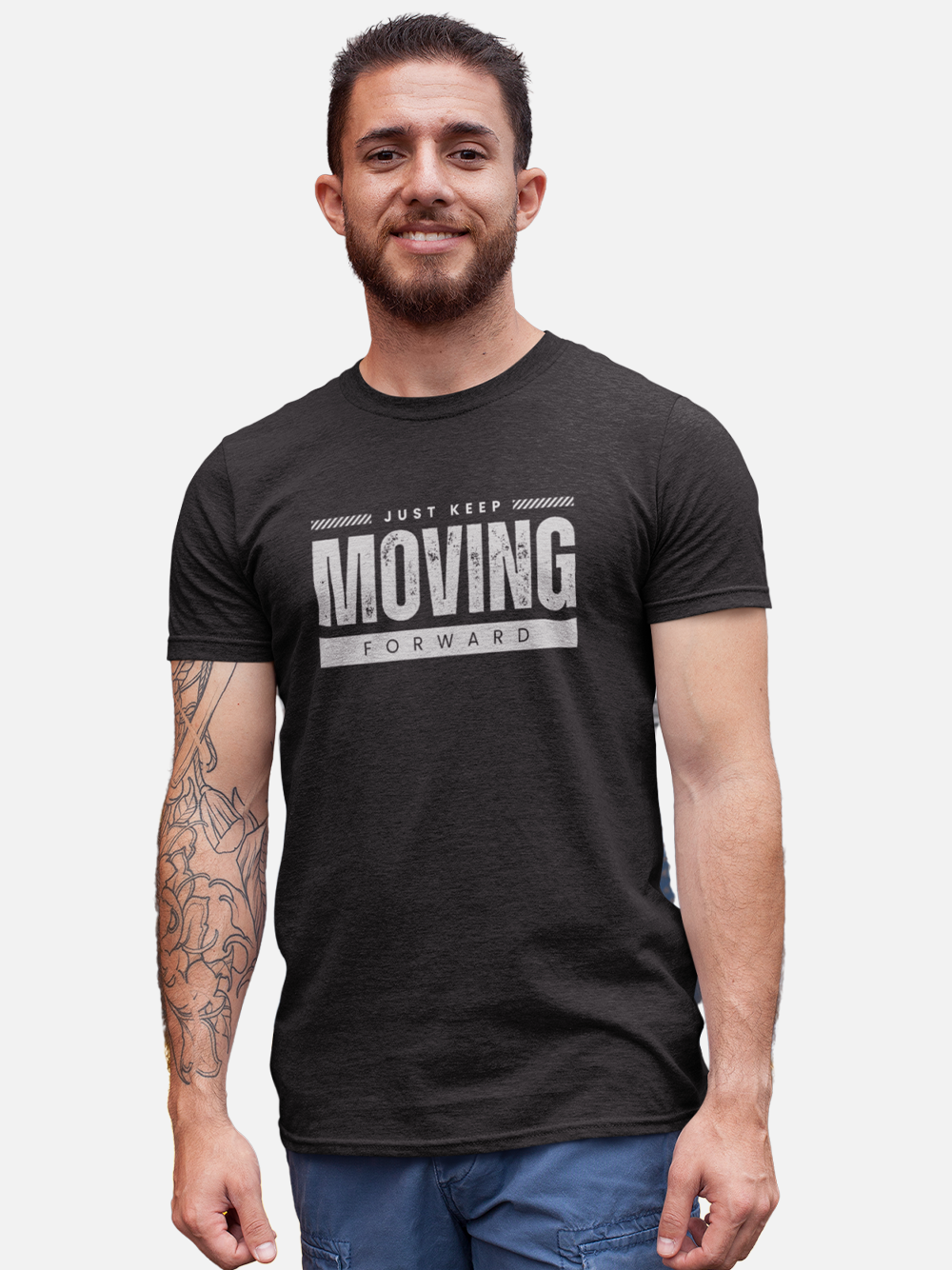 "Just Keep Moving Forward" Motivational T-Shirt