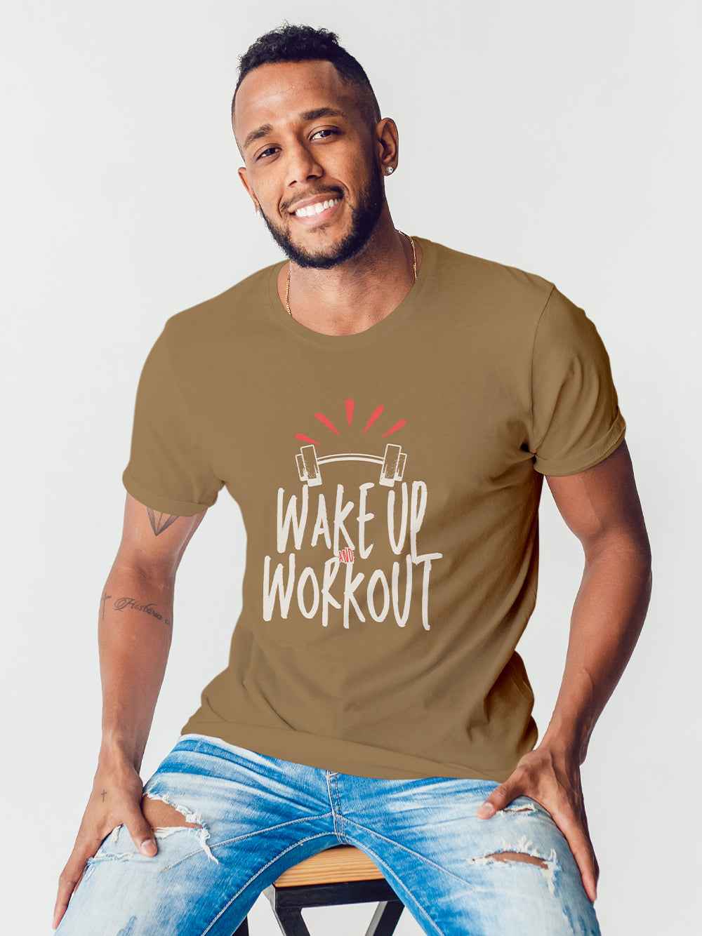 Wake Up and Workout - Gym T-Shirt